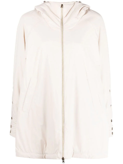 drawstring hooded jacket